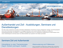 Tablet Screenshot of exportseminar.de